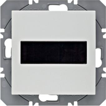 Berker S.1 - B.3 - B.7 Solar Funkwandsender 1fach flach polarweiß matt 